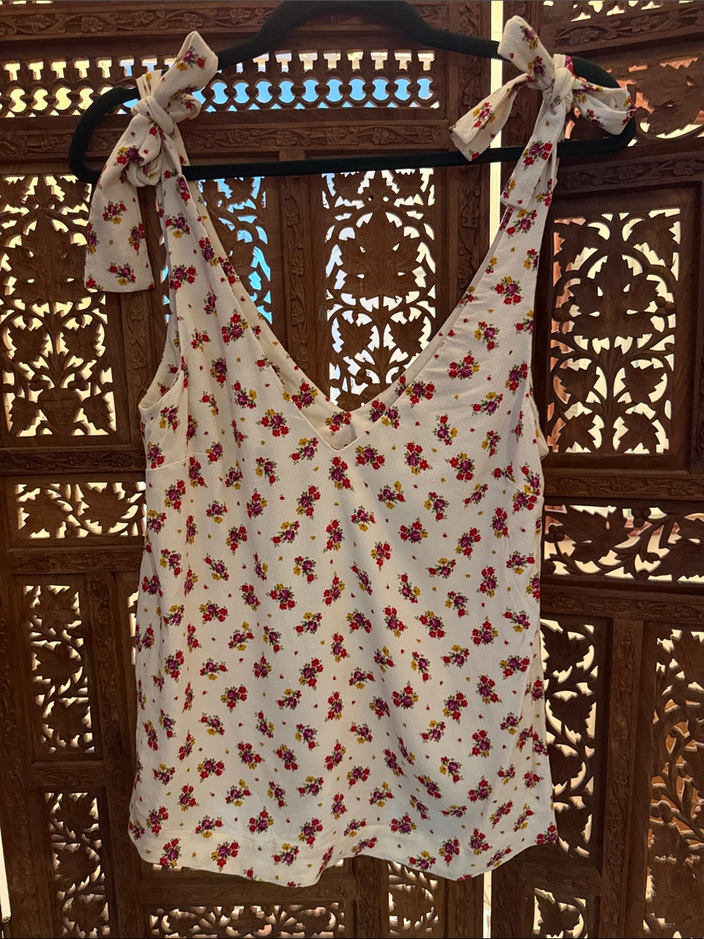 Sezane floral top
